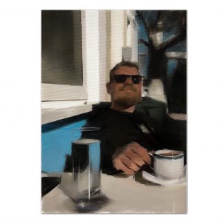 AIRE , AGUA, PINO Y CAFÉ 24x33 cm