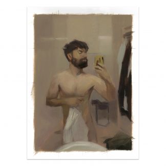 SERIO COMO UN SATURNAZO L.EDITION MASTER PRINT 23x32 cm